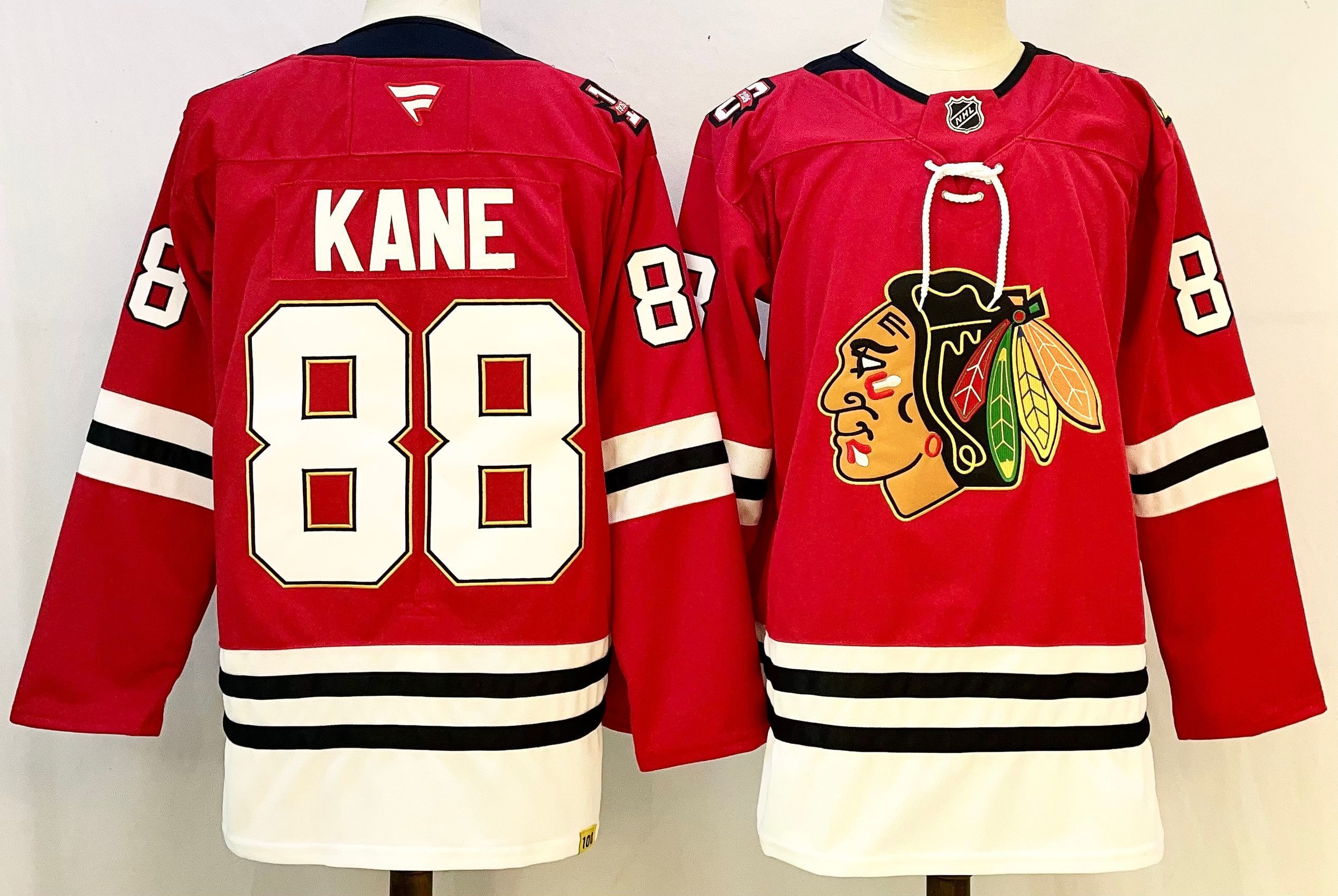 Men Chicago Blackhawks #88 Kane Red 2026 Adidias NHL Jersey style 001->chicago blackhawks->NHL Jersey